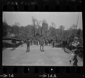 Anti-war protest at the Massachusetts State House