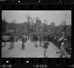 Anti-war protest at the Massachusetts State House