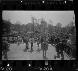 Anti-war protest at the Massachusetts State House