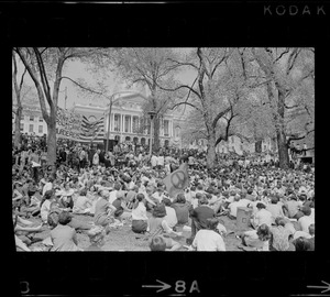 Anti-war protest at the Massachusetts State House