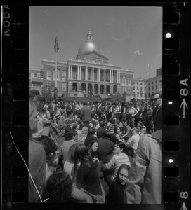 Anti-war protest at the Massachusetts State House