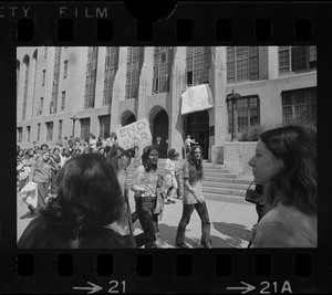 Anti-war protest at Boston University