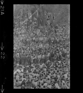 Anti-war protest at the Massachusetts State House