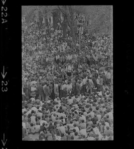 Anti-war protest at the Massachusetts State House