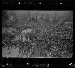 Anti-war protest at the Massachusetts State House