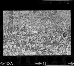 Anti-war protest at the Massachusetts State House