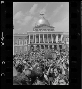 Anti-war protest at the Massachusetts State House