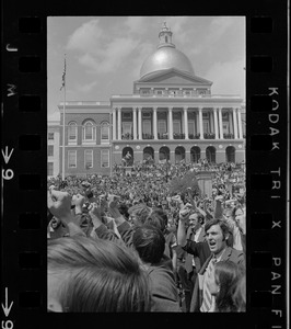 Anti-war protest at the Massachusetts State House