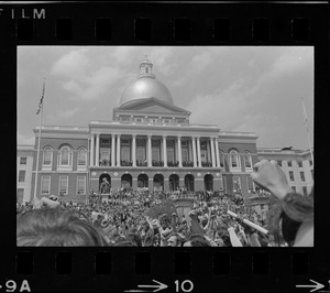 Anti-war protest at the Massachusetts State House