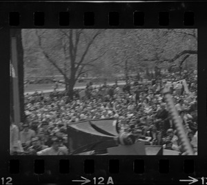 Anti-war protest at the Massachusetts State House