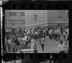 Anti-war protest at Boston University