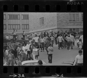 Anti-war protest at Boston University