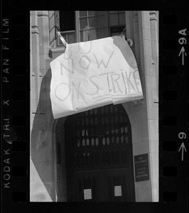 Anti-war protest at Boston University