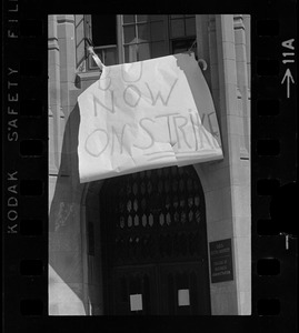 Anti-war protest at Boston University