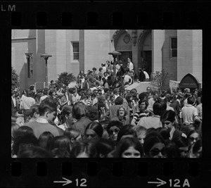 Anti-war protest at Boston University