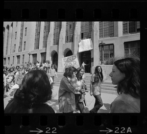 Anti-war protest at Boston University