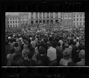 Anti-war protest at the Massachusetts State House