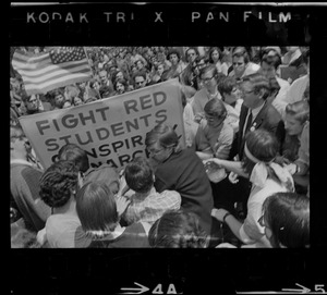 Anti-war protest at the Massachusetts State House