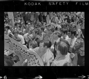 Anti-war protest at the Massachusetts State House