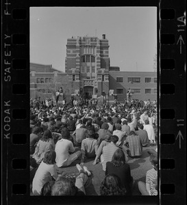 Anti-war protest at Commonwealth Armory and National Guard headquarters