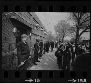 Anti-war protest at Commonwealth Armory and National Guard headquarters