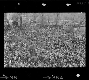 Anti-war protest at the Massachusetts State House