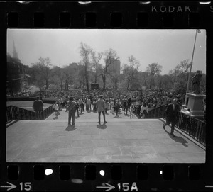 Anti-war protest at the Massachusetts State House