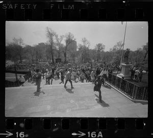 Anti-war protest at the Massachusetts State House