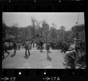 Anti-war protest at the Massachusetts State House