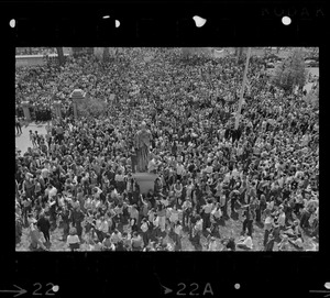 Anti-war protest at the Massachusetts State House