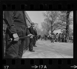 Anti-war protest at Commonwealth Armory and National Guard headquarters