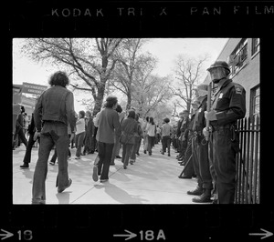 Anti-war protest at Commonwealth Armory and National Guard headquarters