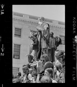 Anti-war protest at the Massachusetts State House