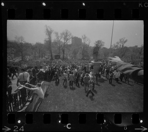 Anti-war protest at the Massachusetts State House