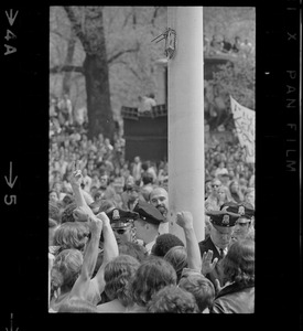 Anti-war protest at the Massachusetts State House