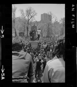 Anti-war protest at the Massachusetts State House