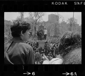 Anti-war protest at the Massachusetts State House