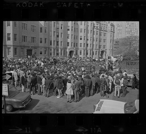 Anti-war protest at Boston University