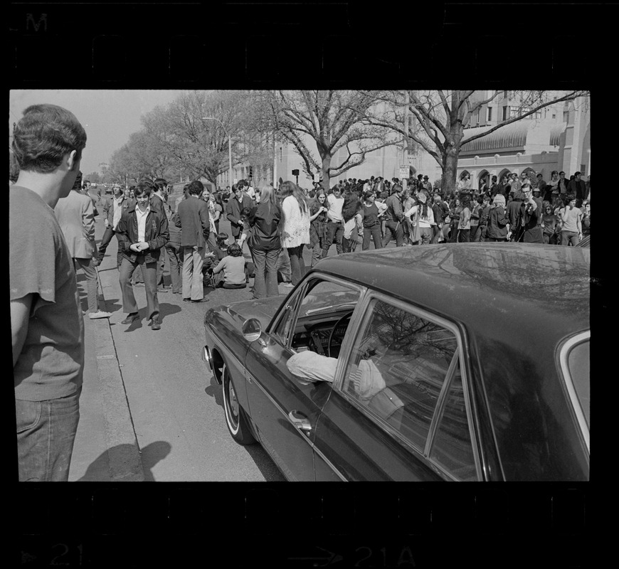 Anti-war protest at Boston University