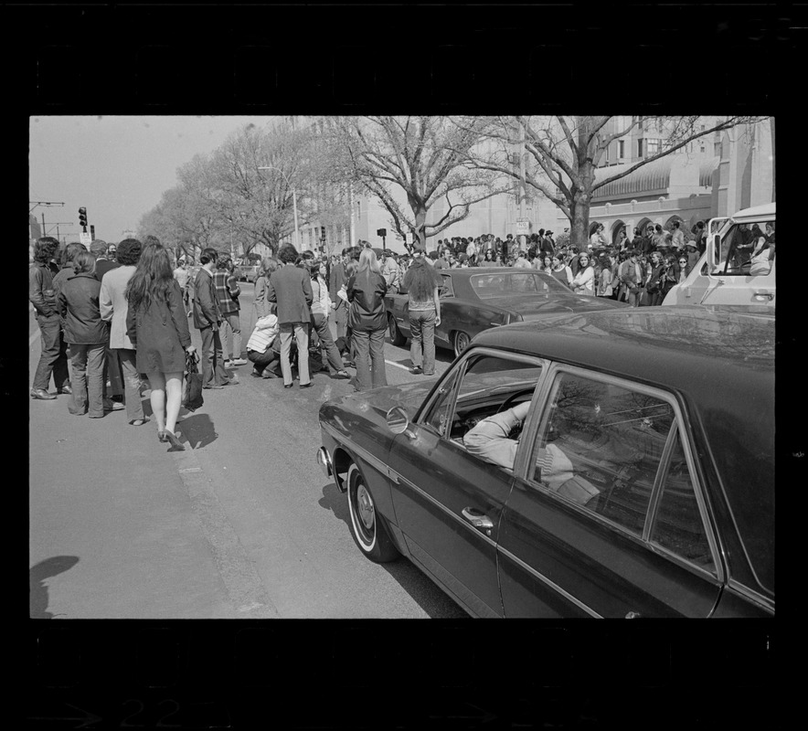 Anti-war protest at Boston University