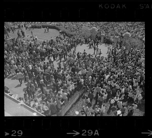 Anti-war protest at the Massachusetts State House