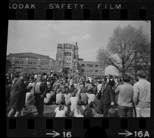 Anti-war protest at Commonwealth Armory and National Guard headquarters