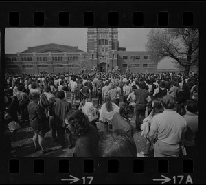 Anti-war protest at Commonwealth Armory and National Guard headquarters