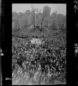 Anti-war protest at the Massachusetts State House