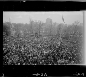 Anti-war protest at the Massachusetts State House