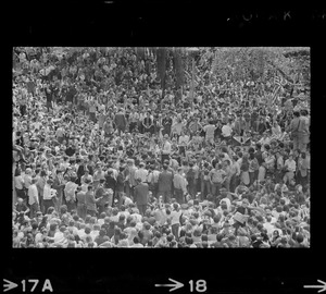 Anti-war protest at the Massachusetts State House