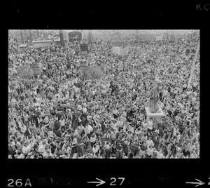 Anti-war protest at the Massachusetts State House