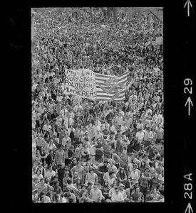 Anti-war protest at the Massachusetts State House