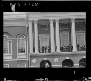 Anti-war protest at the Massachusetts State House