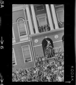 Anti-war protest at the Massachusetts State House